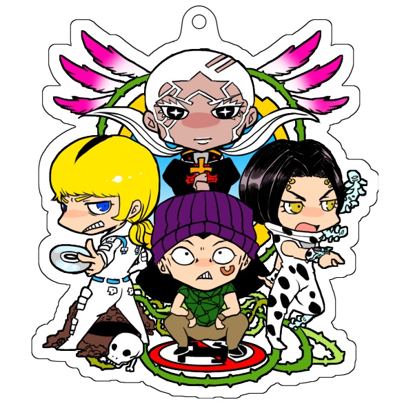 ジョジョ6部 ストーンオーシャンアクリルキーホルダー