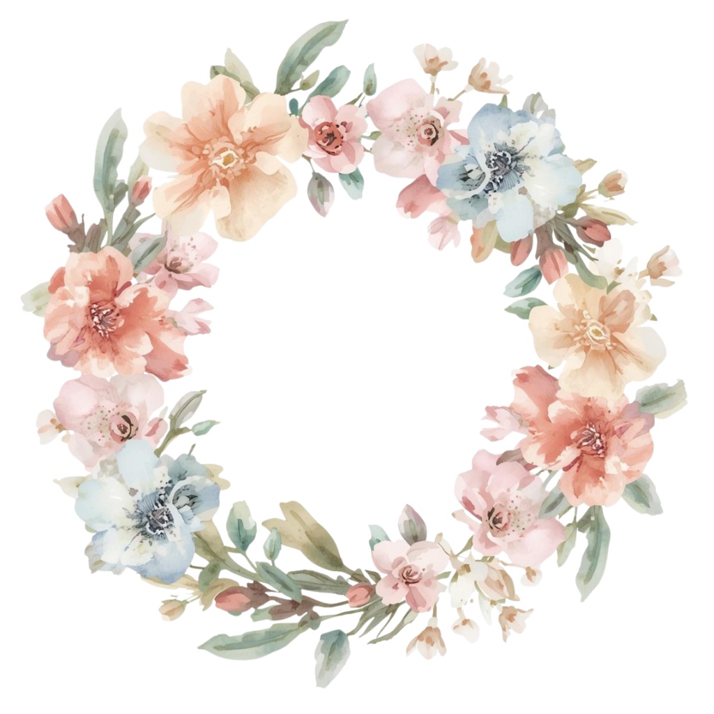 春夏の花 水彩クリップアートセット(12点 PNG透過)|手帳・カード・招待状・デザイン用,Spring & Summer Watercolor Flower Clipart Set (12 PNG Transparent) | Card, Planner, Invitation, Design