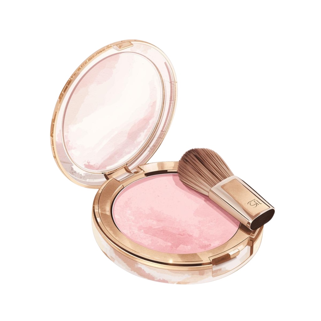 【商用利用OK】💄 水彩コスメ&メイクアップ クリップアート12点|リップ・香水・ブラシ PNG Watercolor Makeup Clipart Set