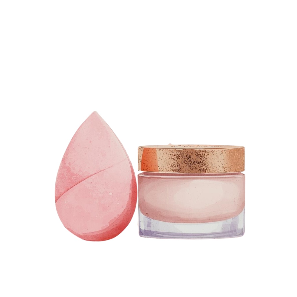 【商用利用OK】💄 水彩コスメ&メイクアップ クリップアート12点|リップ・香水・ブラシ PNG Watercolor Makeup Clipart Set