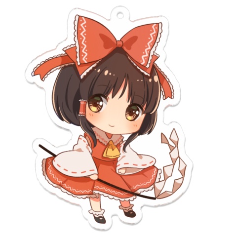 永夜抄霊夢アクリルキーホルダー