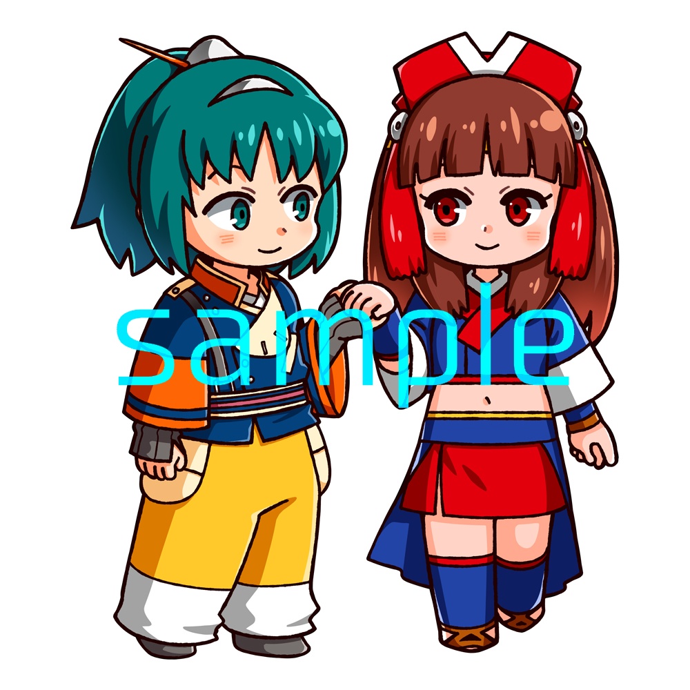 7cmアクリルスタンド◆カツシロウ&キララ