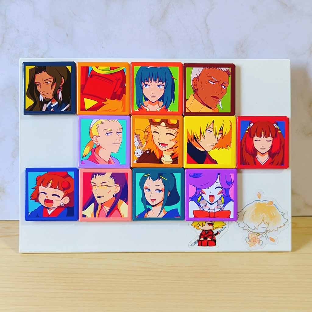 とりどりマグネット(全12種)