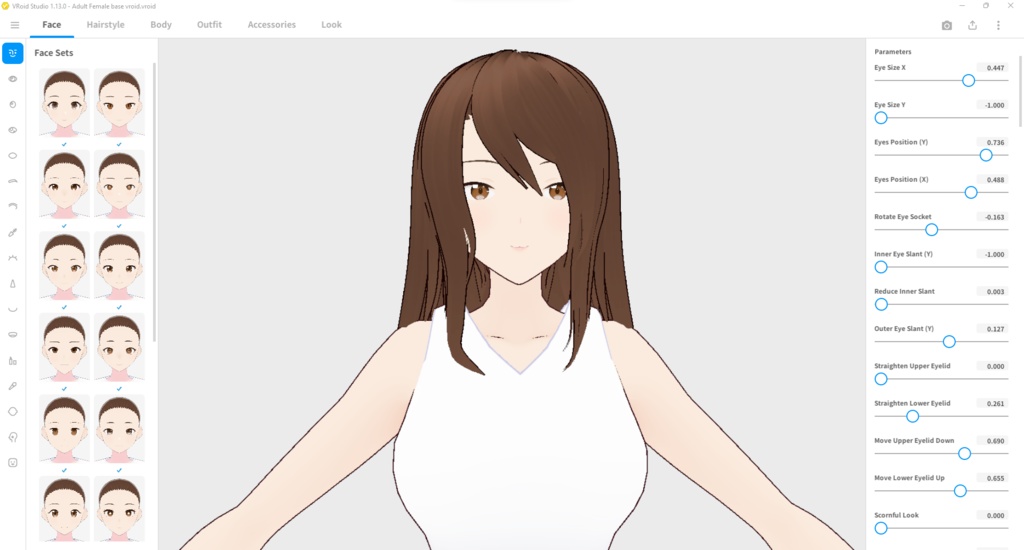 Female Adult Base Vroid Model (Stable.Vers)