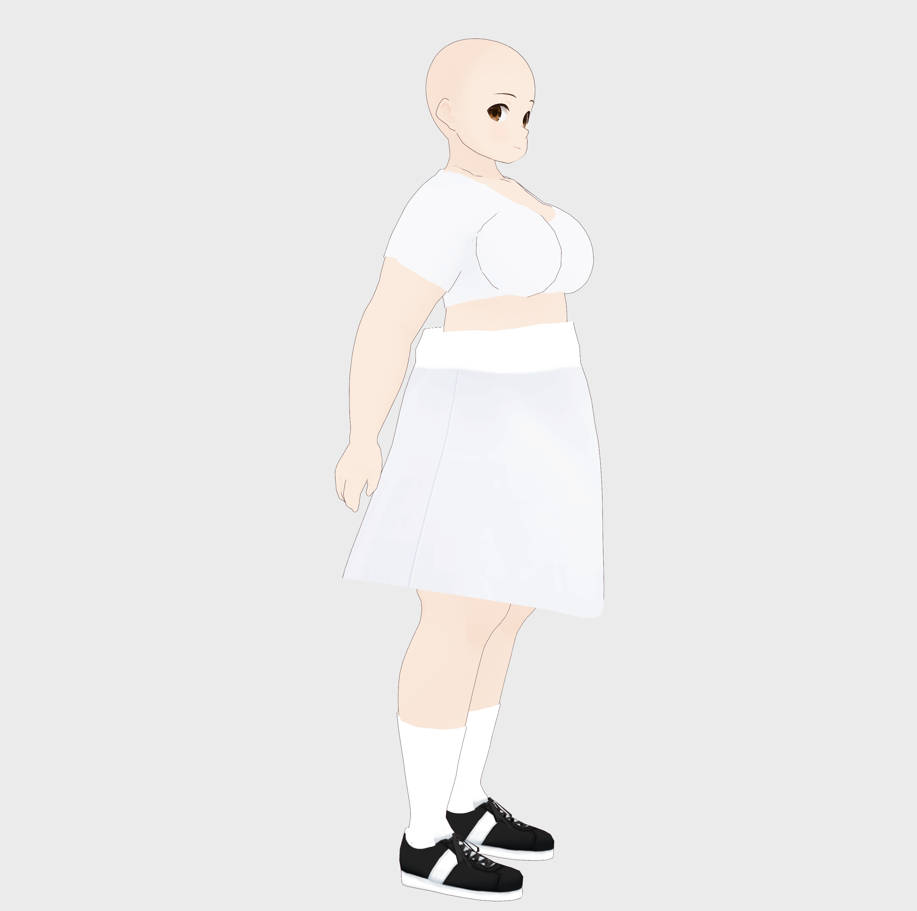 [Vroid Studio Stable Vers.] Female plus size / chubby model - V.Y ...