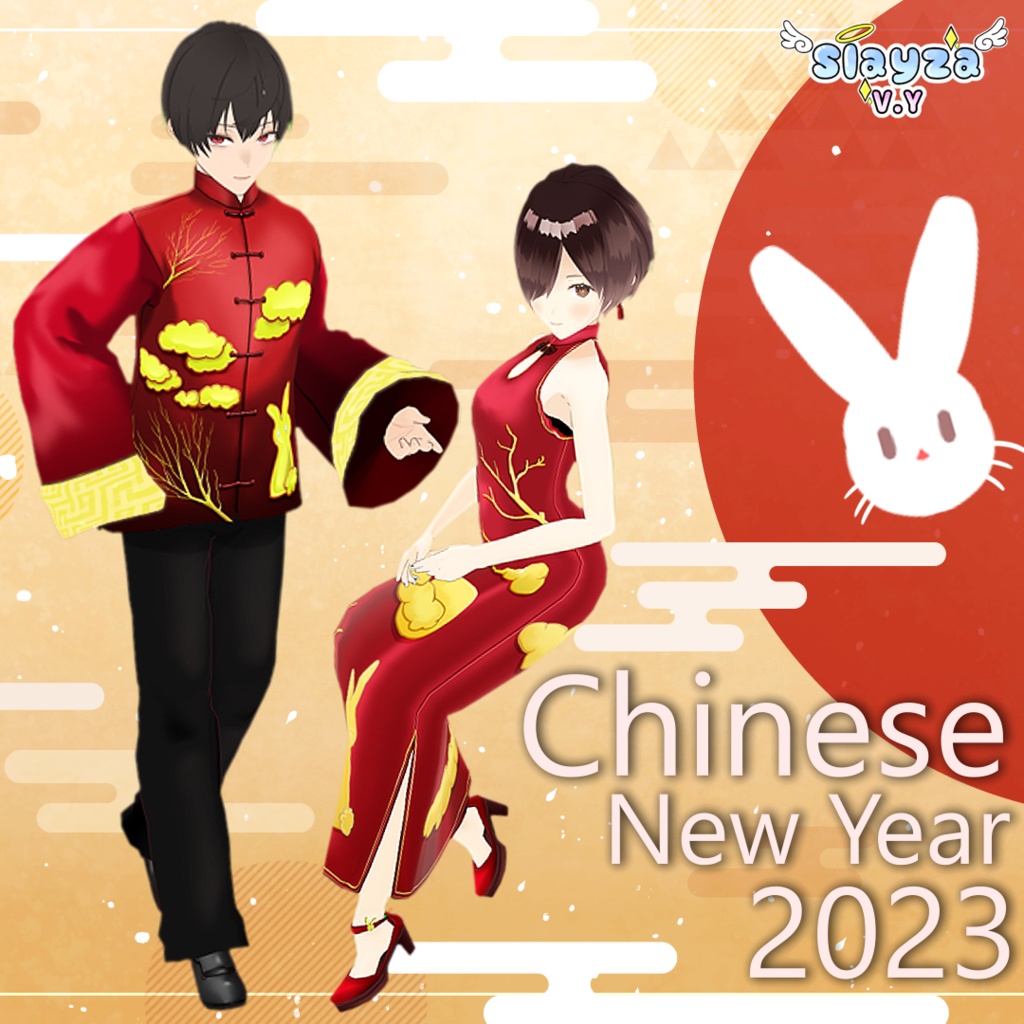 [VROID] Chinese New Year 2023 Outfit for Male and Female