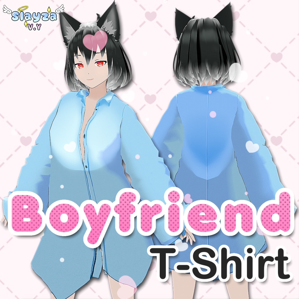 [VROID] FREE Boyfriend T-Shirt 2023