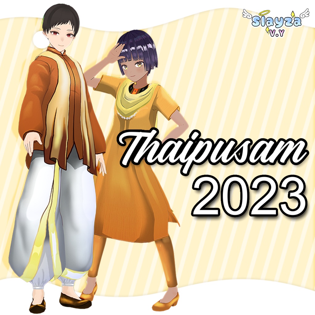 [VROID] Thaipusam 2023 Outfit for Male and Female