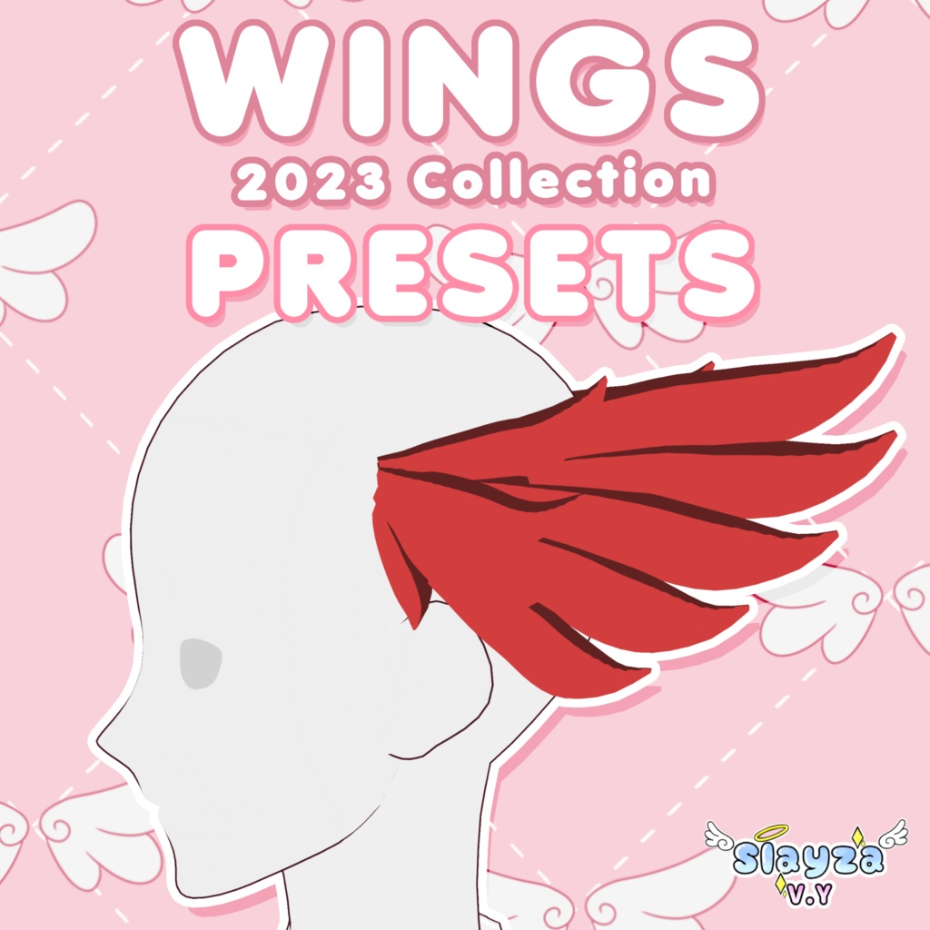 [VROID] Wings Presets Collection 2023