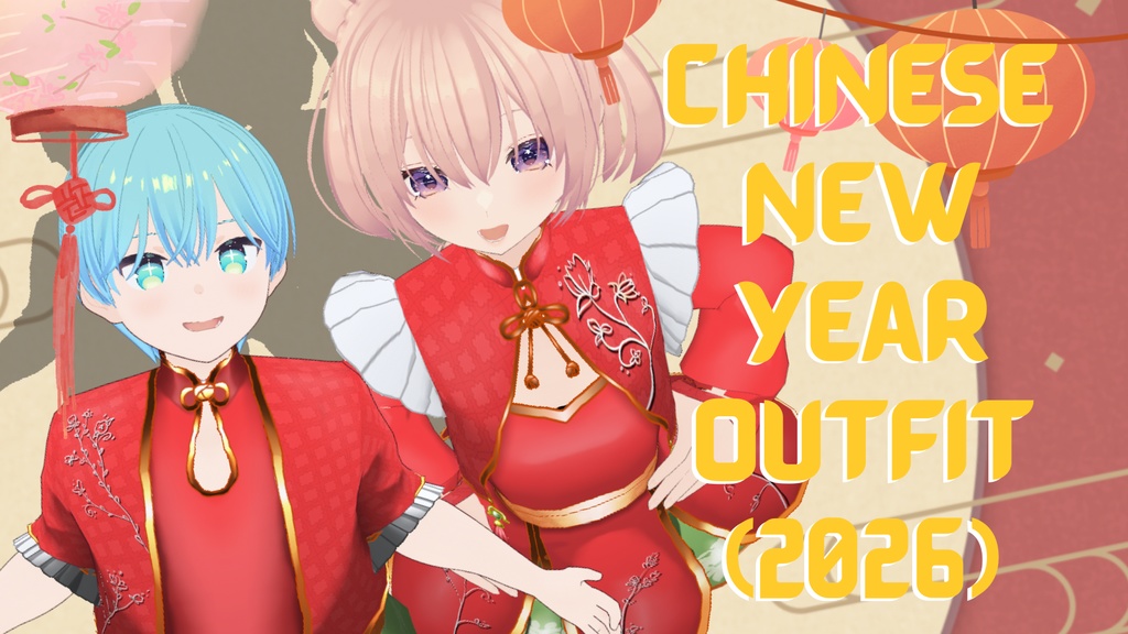 [VROID] Chinese New Year Outfit for Male and Female 2026