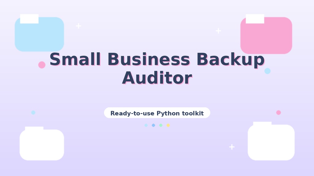 Small Business Backup Auditor