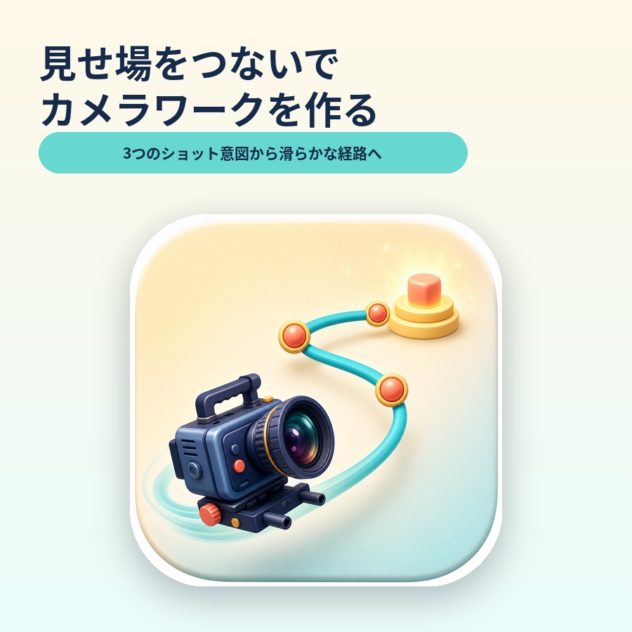 見せ場をつないでカメラワークを作る｜Blender用ショットビート構成アドオン