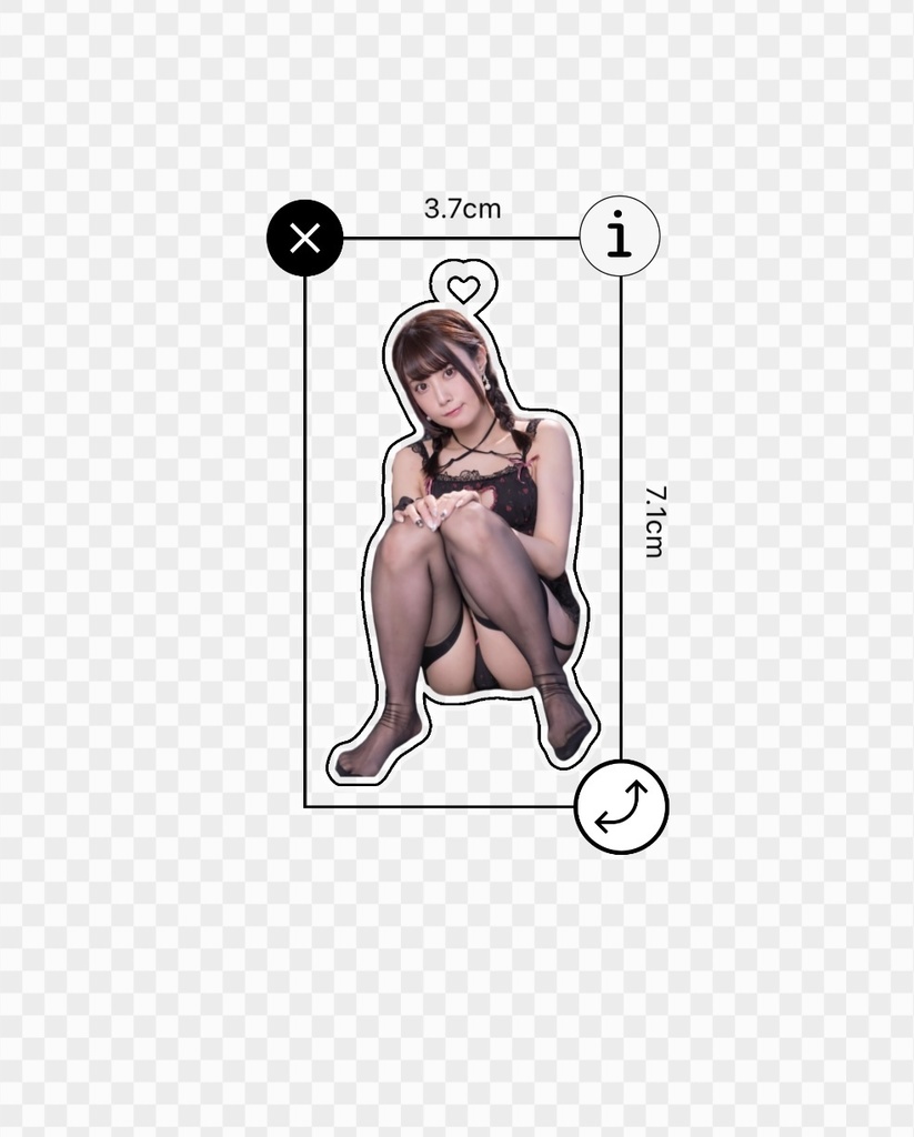 アクリルキーホルダー BLACK 