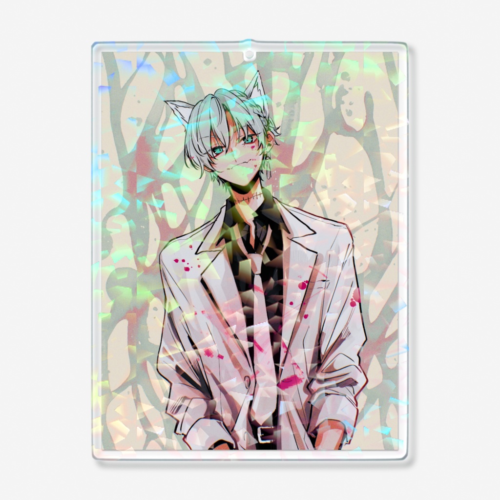 【誕生日記念グッズ】naricomenホログラムアクリルキーホルダー