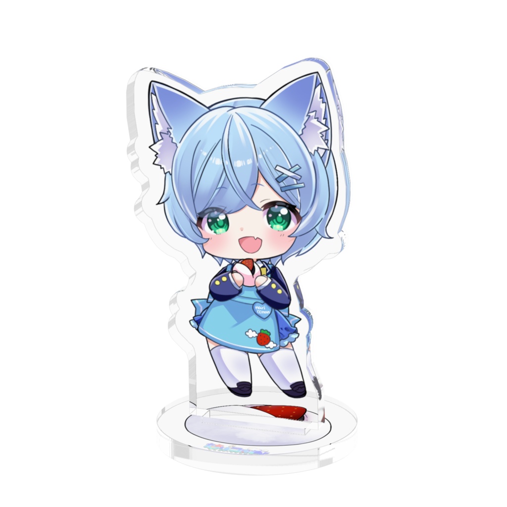 【誕生日記念グッズ】なりコのいちご大福どうぞアクリルスタンド