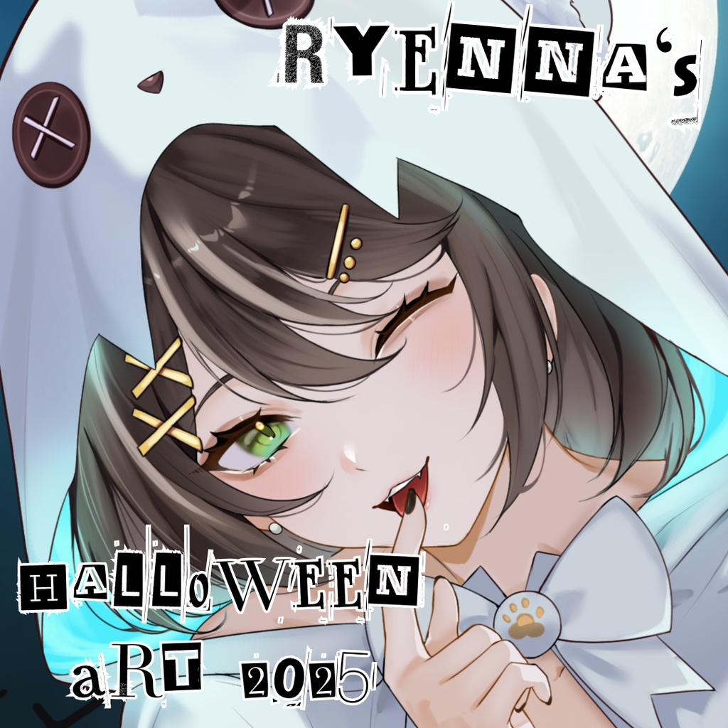 Ryenna (passingcatloaf) Halloween 2025 Illustration