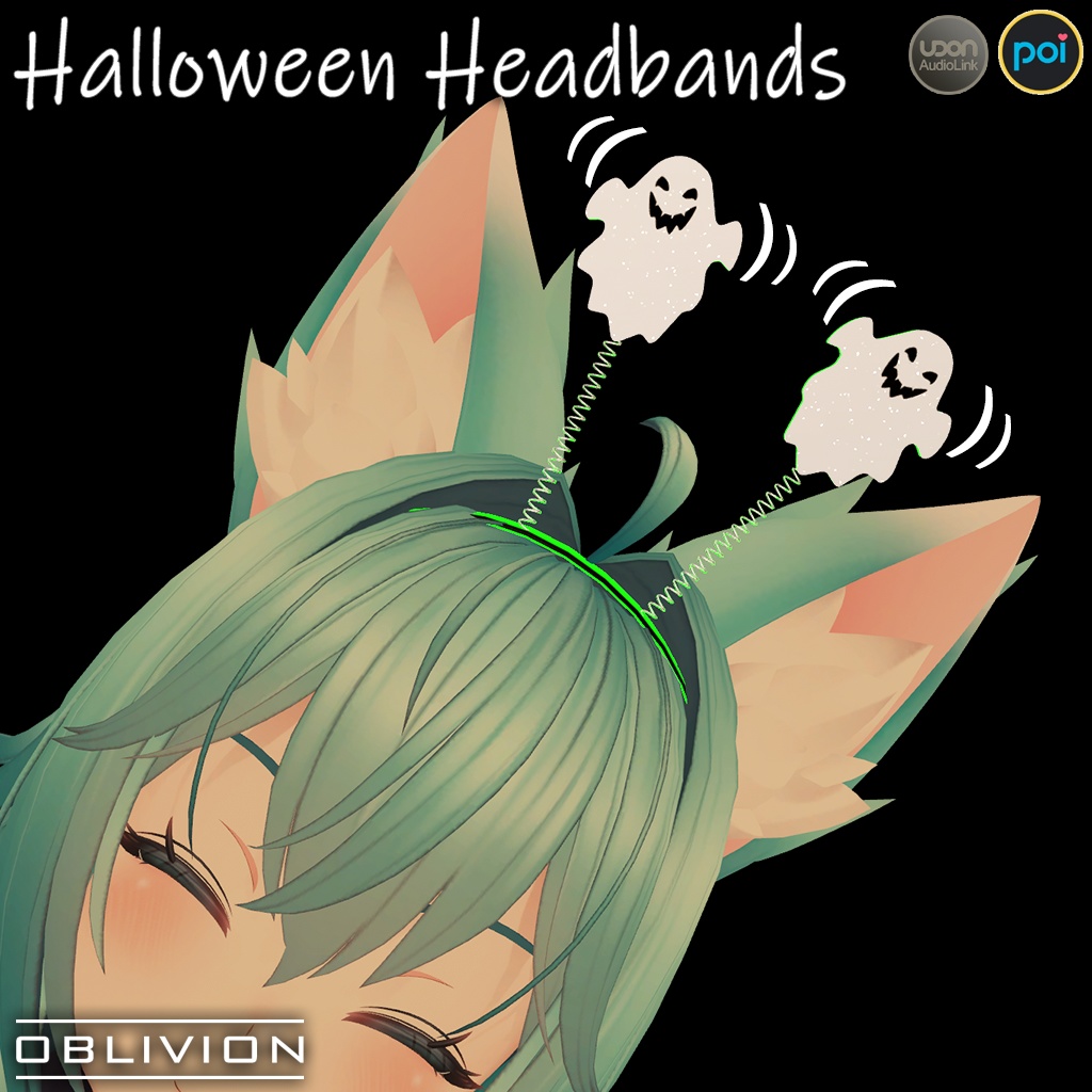Halloween Spring Headbands [VRChat] - oblivionvr - BOOTH