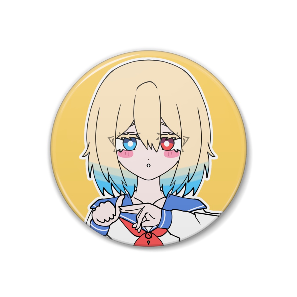 緩井ゆる 缶バッジ