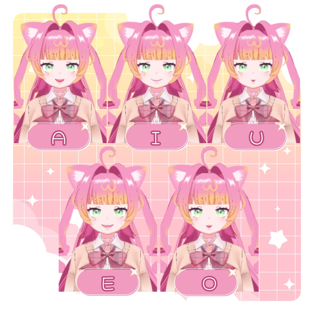【VRoid/VRM model】猫山ギャル美/Nekoyama Galmi
