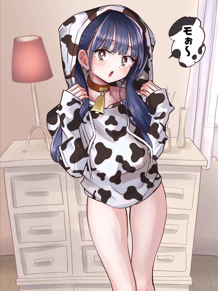 【SFW(ビキニまで)全11枚】牛柄ビキニ🐮