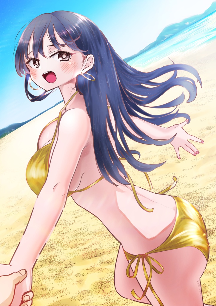 【修正版ver.2.0】【スマホ壁紙】金ビキニ★第2弾！