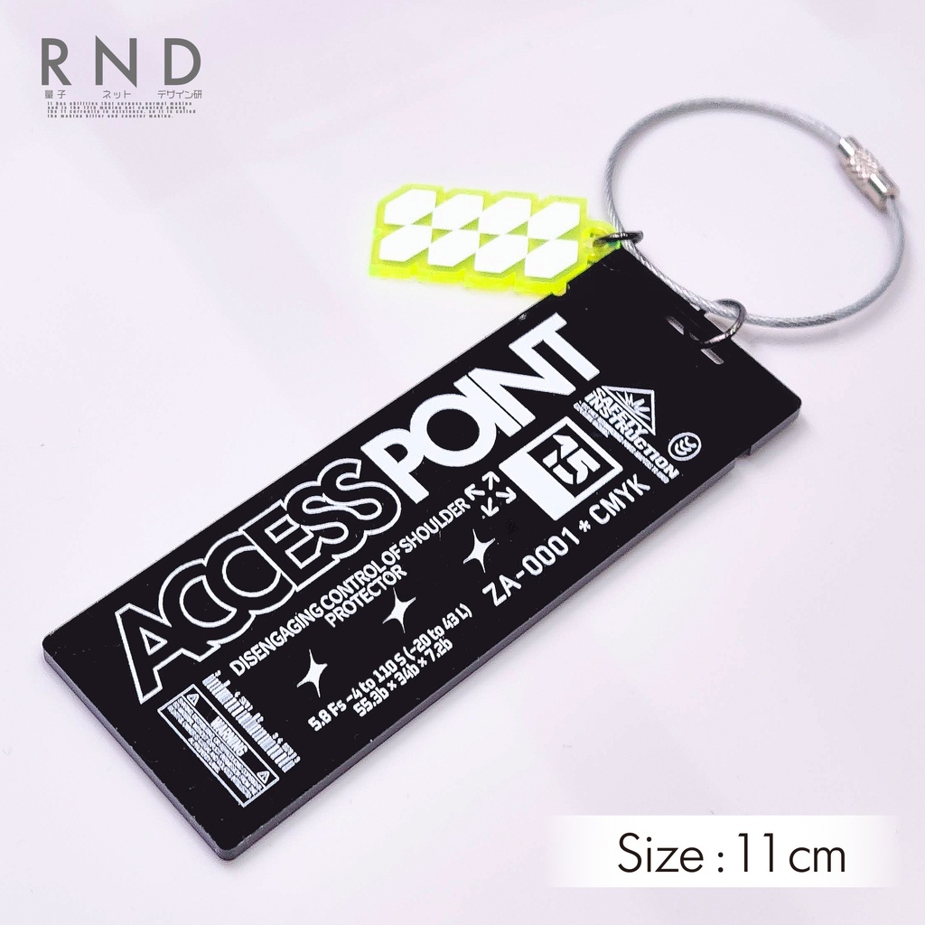 ACCESS POINT アクリルタグキーホルダー