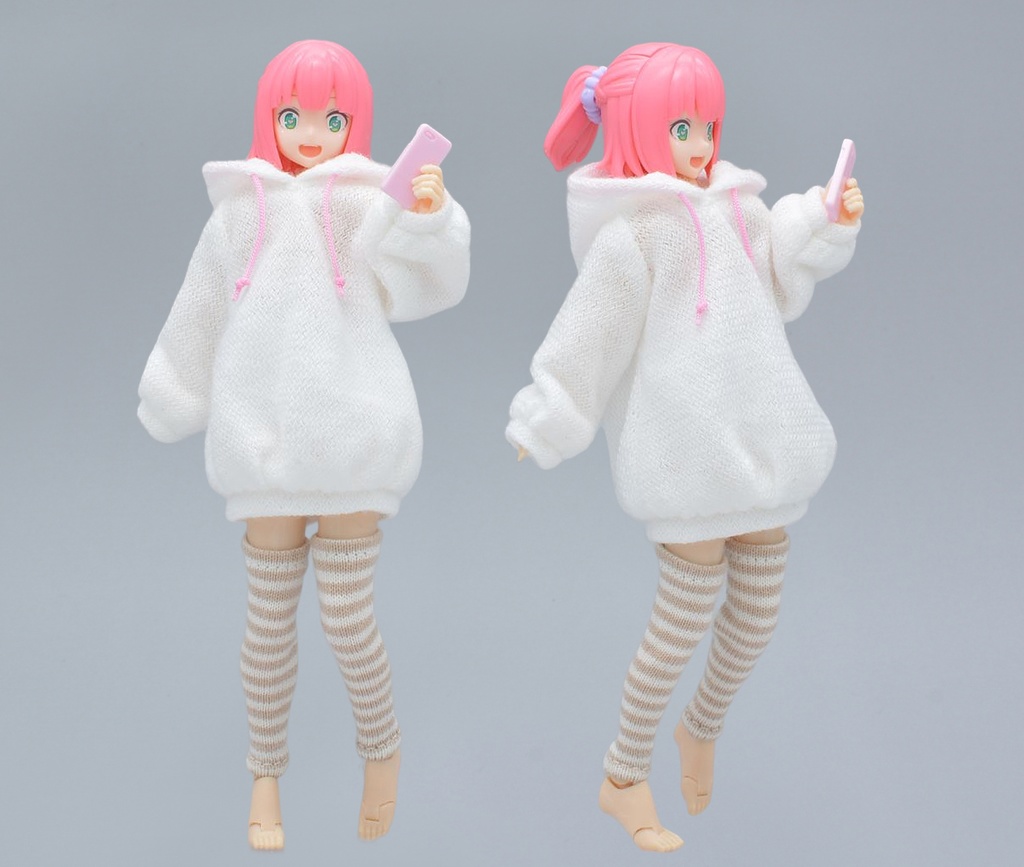 【製作・販売終了】ぽってりパーカー(レッグウォーマー付き)