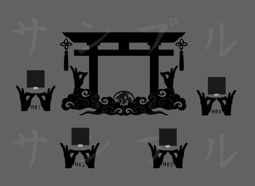 【ココフォリア・和風】鳥居お部屋素材セット