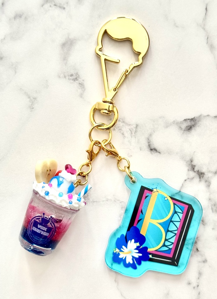 デザートドリンクキーホルダー