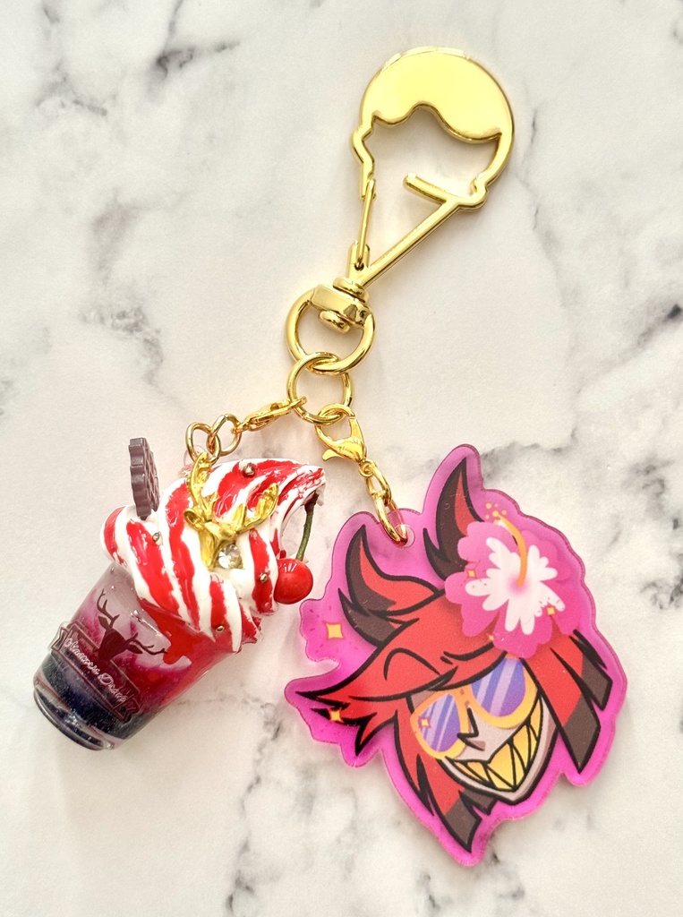 デザートドリンクキーホルダー