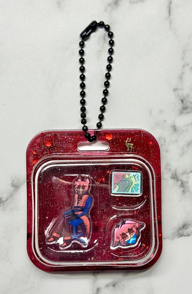 ブリスターパック風キーホルダー