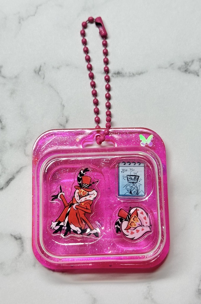 ブリスターパック風キーホルダー