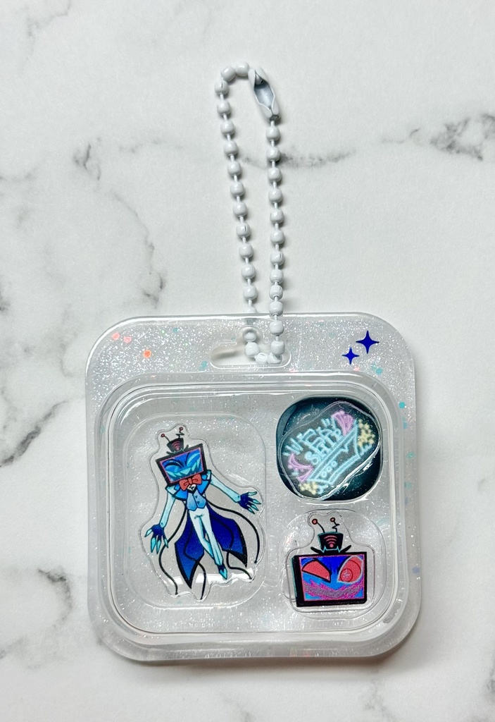 ブリスターパック風キーホルダー