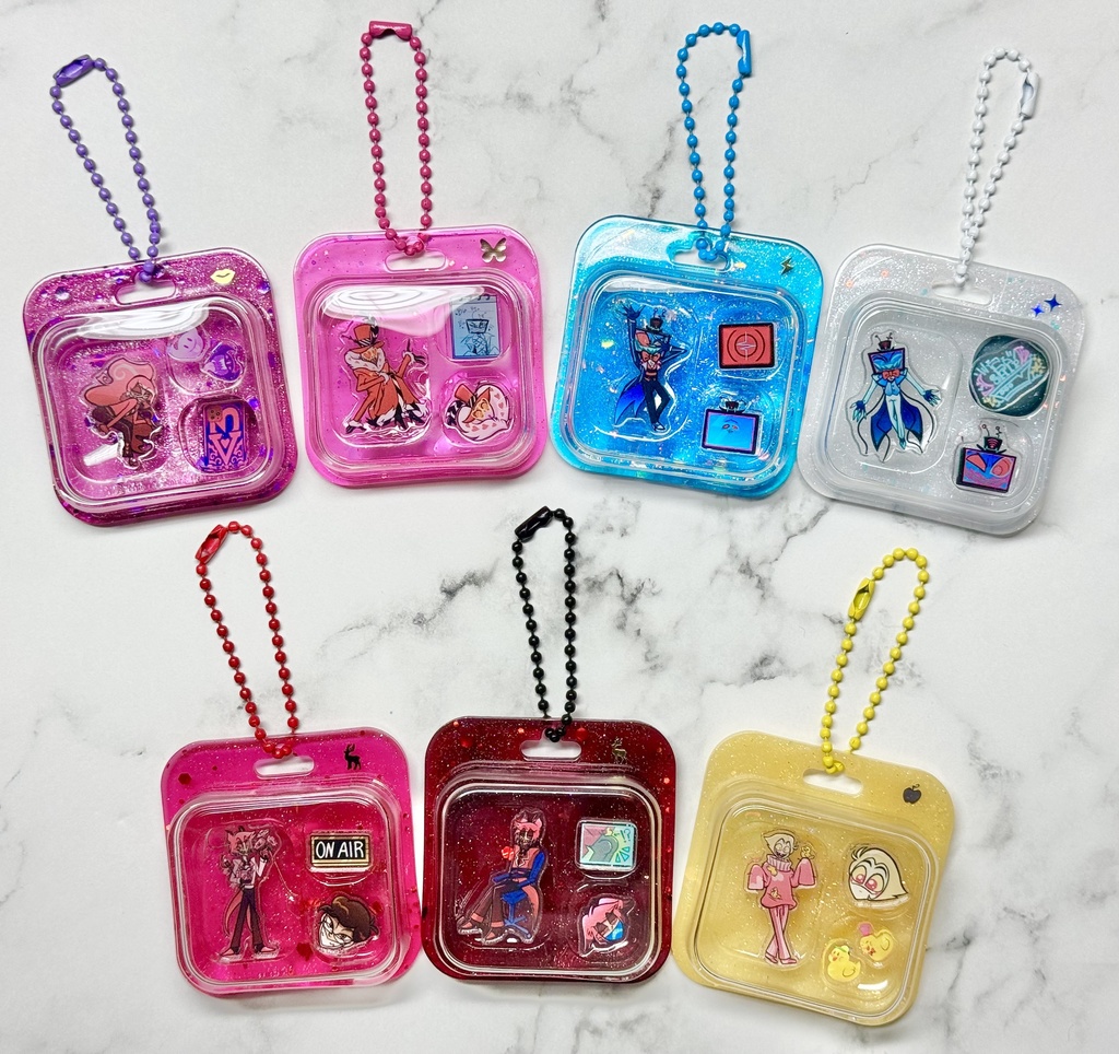 ブリスターパック風キーホルダー