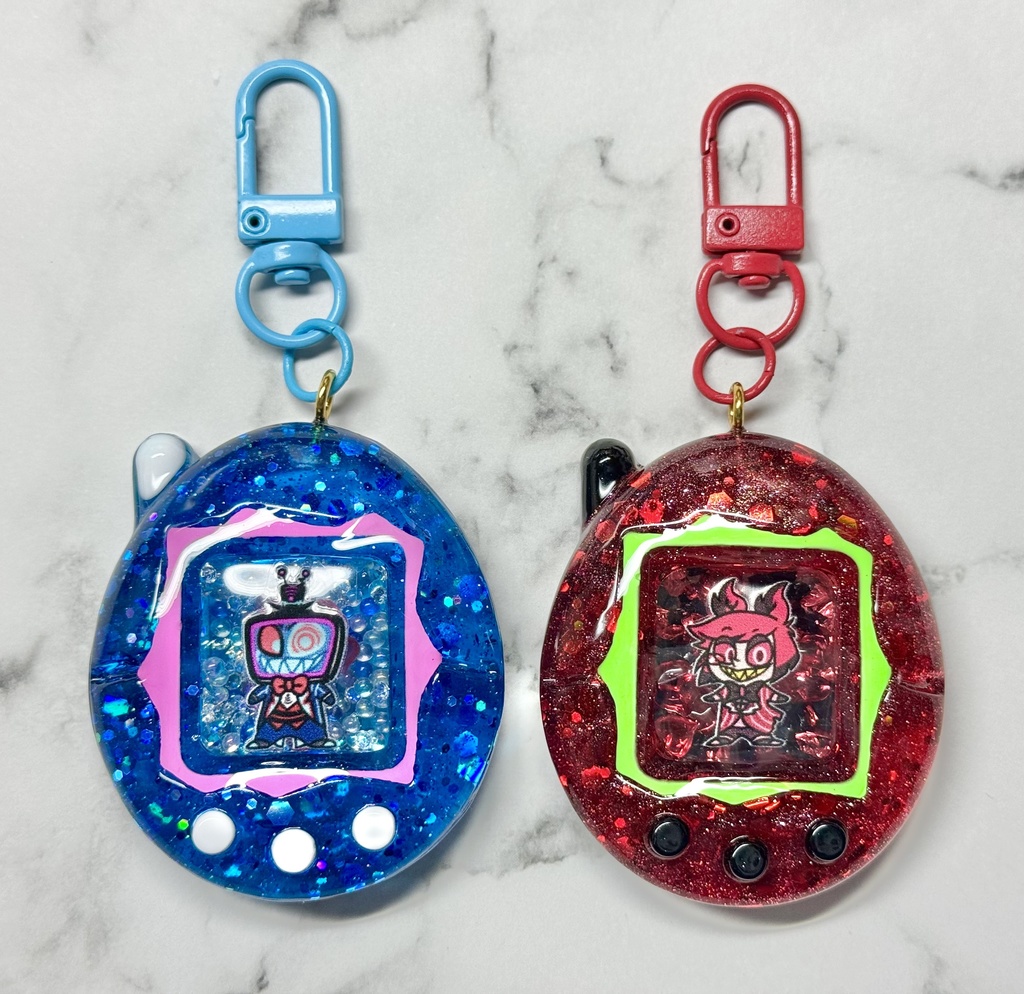 育成ゲーム風キーホルダー（Ver.2）