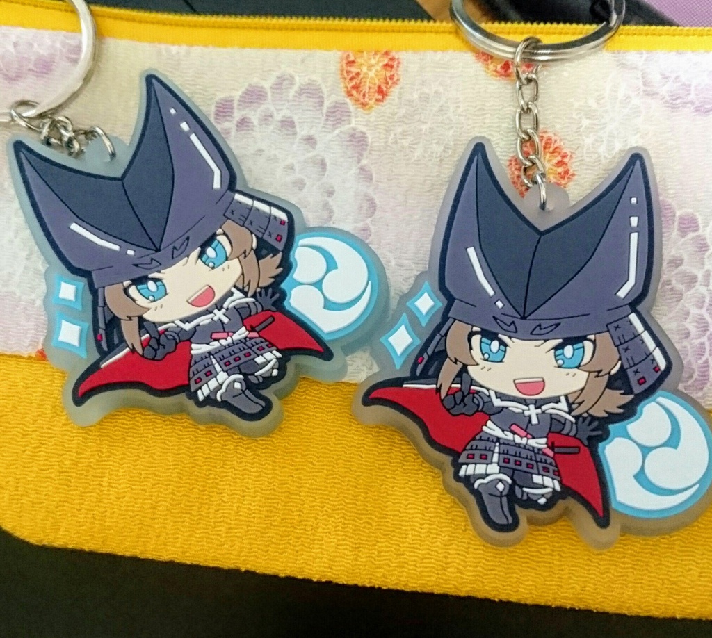 蒲生氏郷ラバーキーホルダー