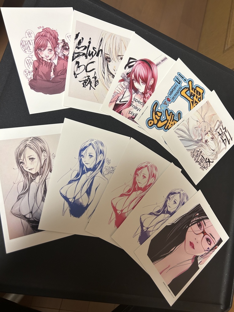 ポストカード5種セット【宮崎摩耶作品】※サイン入りアリ