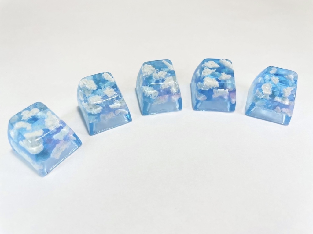 青い空と雲キーキャップ