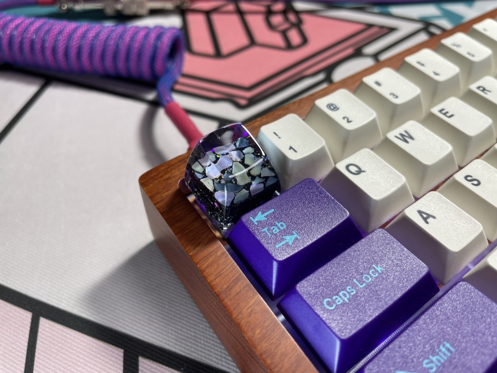 シェルフレークキーキャップ