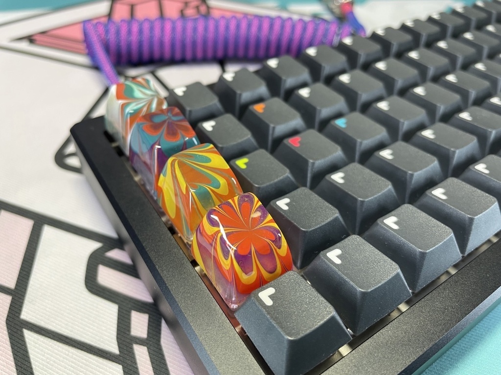 ハロウィンマーブルキーキャップ🎃(Origin)