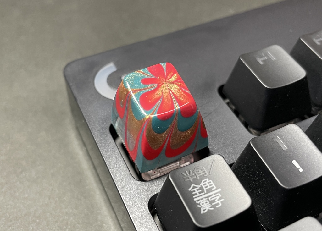 トリコマーブルキーキャップvol.2(赤、金、緑)🎄