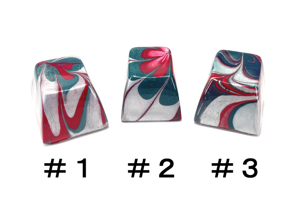 トリコマーブルキーキャップvol.2(赤、銀、緑)🎄