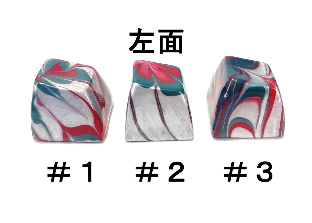 トリコマーブルキーキャップvol.2(赤、銀、緑)🎄