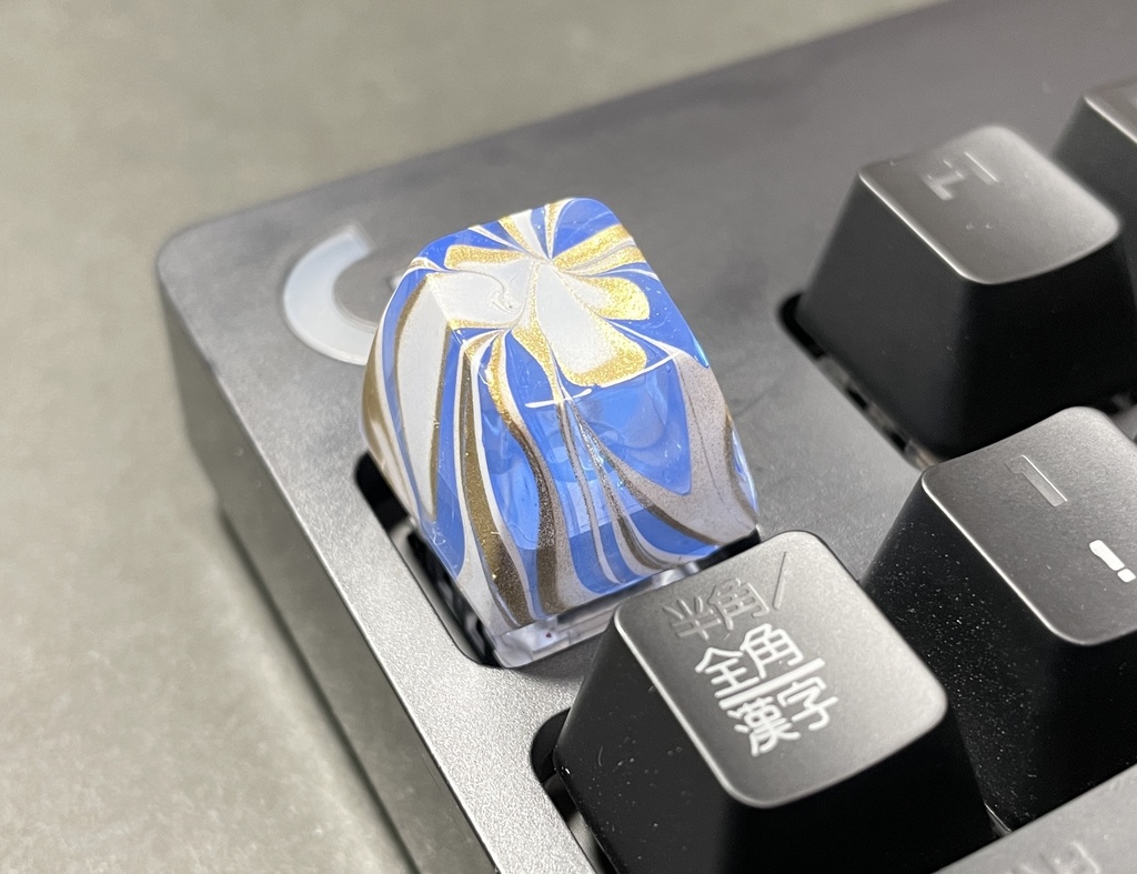 トリコマーブルキーキャップvol.2(青、金、白)