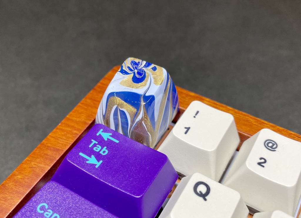 トリコマーブルキーキャップvol.2(青、金、白)