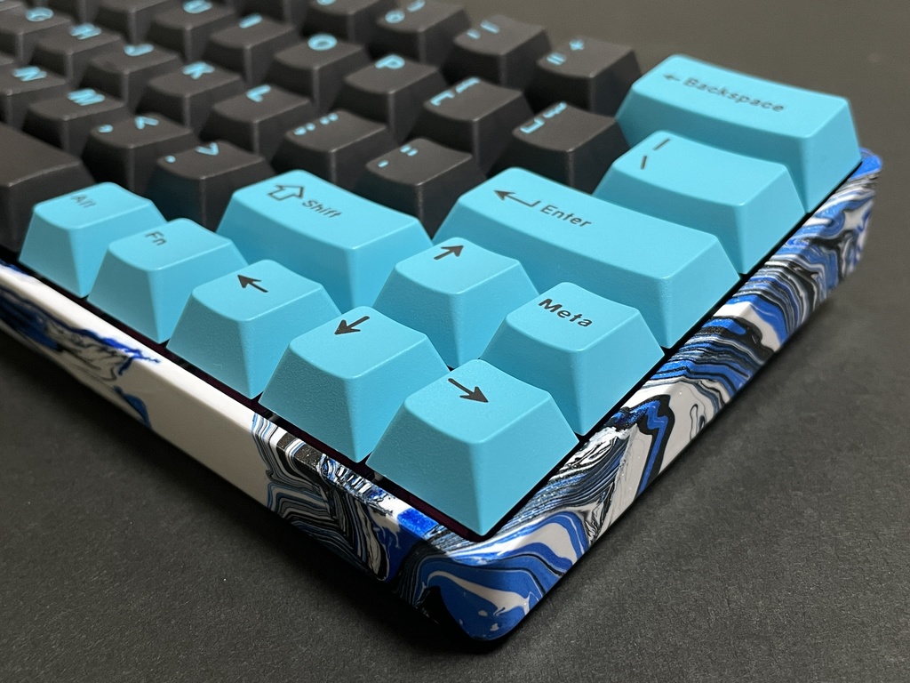 【試作品】Marble Paint Keyboard Case(GH60互換)