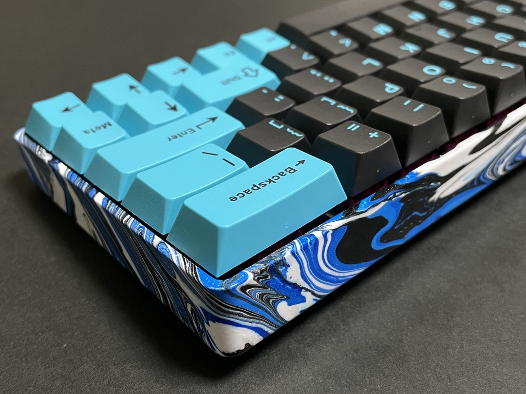【試作品】Marble Paint Keyboard Case(GH60互換)
