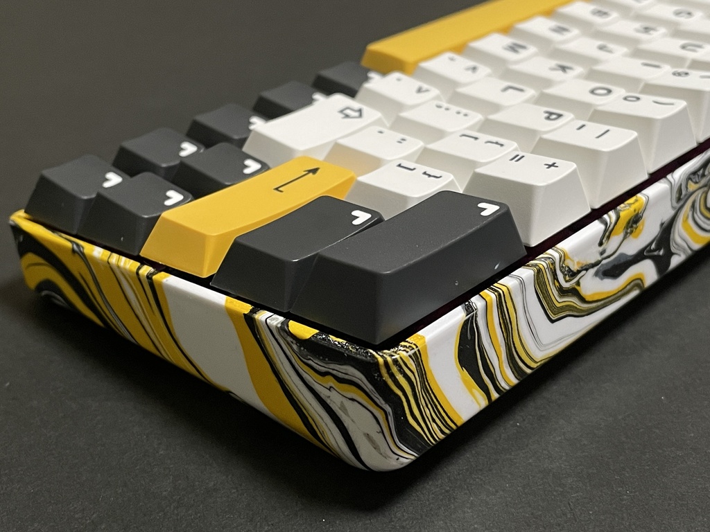 【試作品】Marble Paint Keyboard Case(GH60互換)