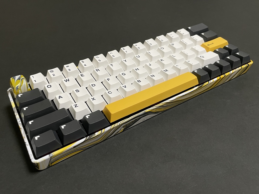 【試作品】Marble Paint Keyboard Case(GH60互換)