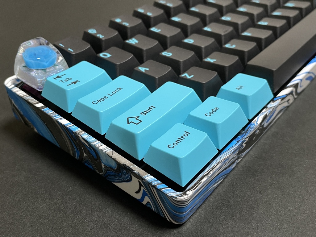 【試作品】Marble Paint Keyboard Case(GH60互換)